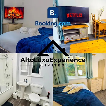 Vakantiehuis Inactive The Purple 5br House By Altoluxoexperience Short Lets & Serviced With Free Parking